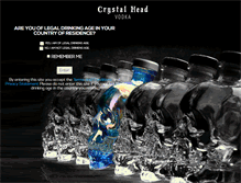 Tablet Screenshot of crystalheadvodka.com